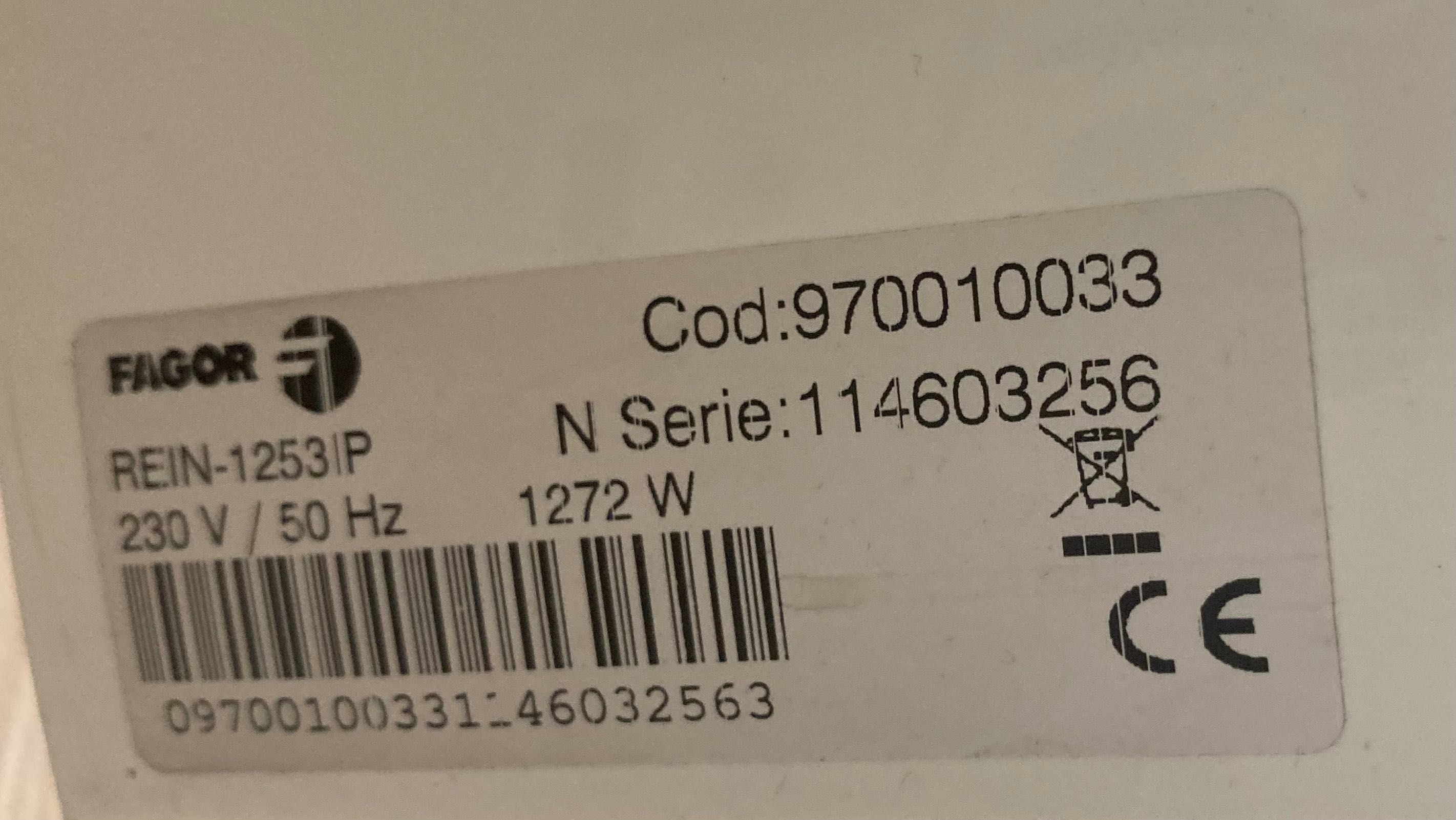 aquecedor digital programável  Fagor 1590W