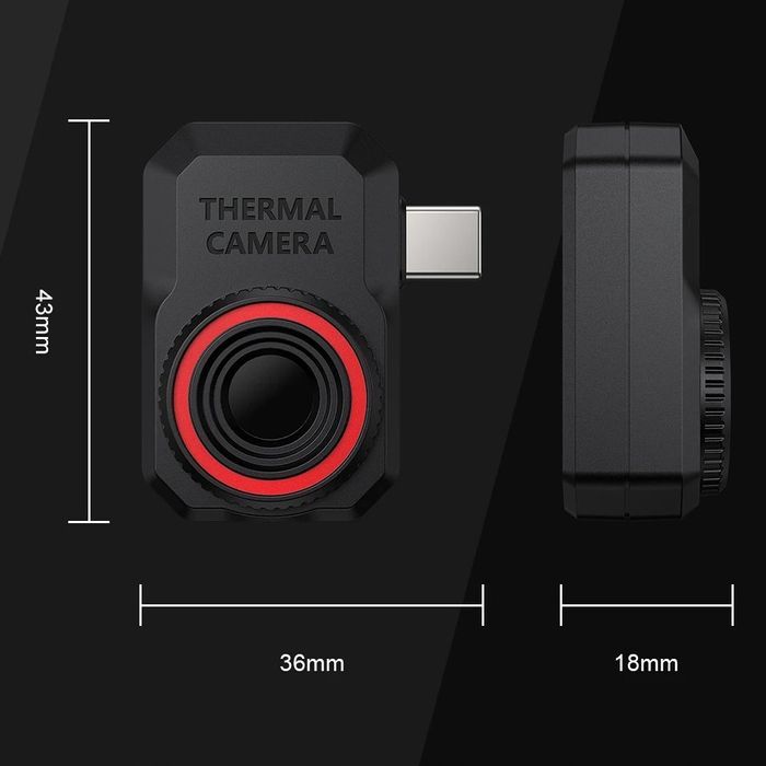 Mini Kamera Termowizyjna Aplikacja Android Usb-c Na Telefon -15 +600