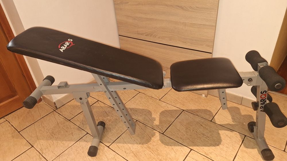 Ławka skośna regulowana do ćwiczeń