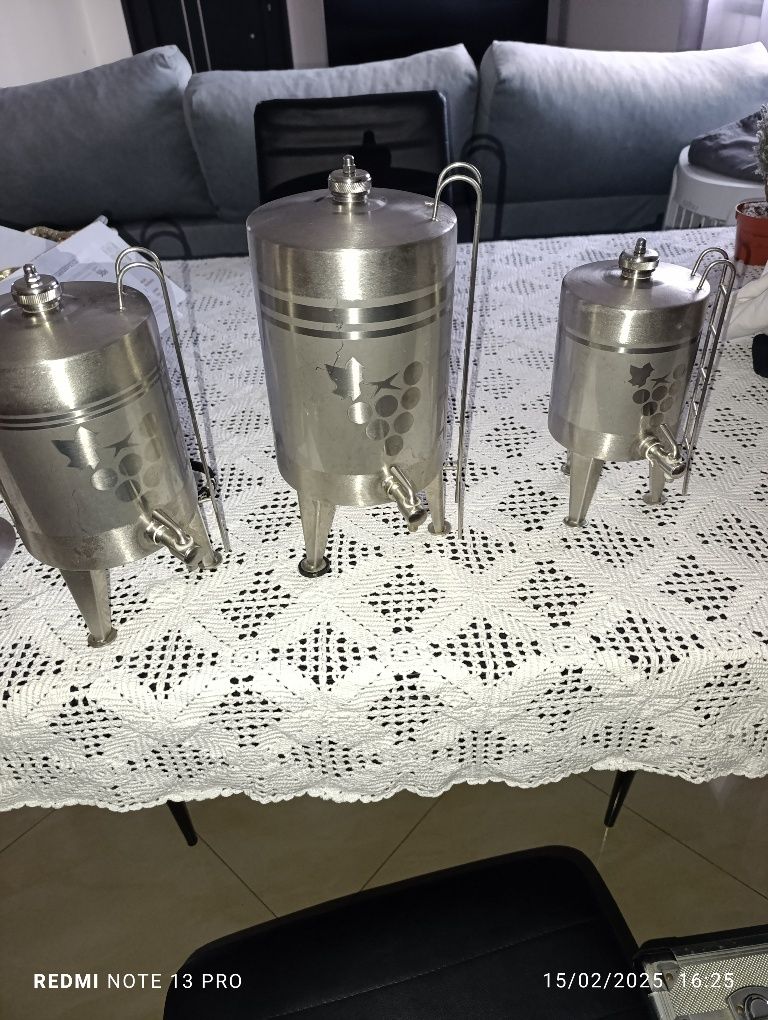 Mini cubas inox...