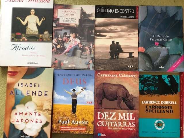 Allende, Auster, Durrell, Arundhati Roy, Fernando Campos