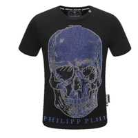 Philipp Plein T-shirt czarny z diamentami rozmiar S