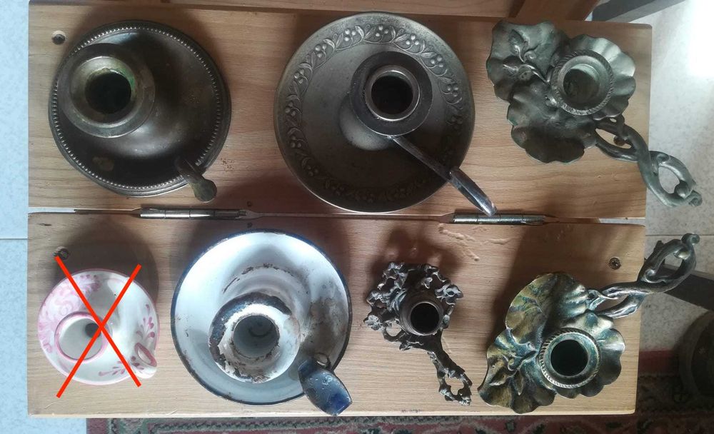 Palmatória Candelabro Castiçal Porta-velas (diversos)