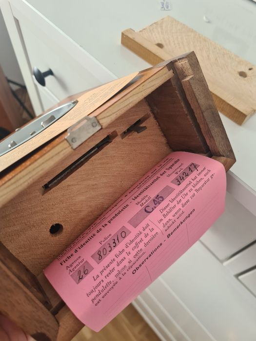 Zenith zegar biurkowy swiss made szwajcarski budzik na monety vintage