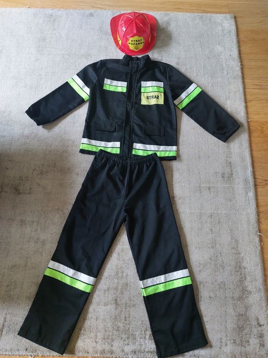 Strój strażaka mundur strażacki kask bal karnawałowy
