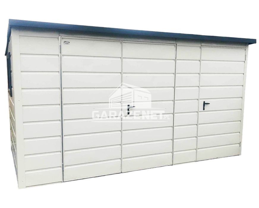 DOMEK OGRODOWY SCHOWEK 2,5X2 m Wiata 1X2 M Brama Dwuskrzydłowa DG419