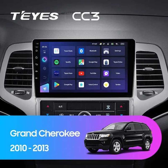 Штатная магнитола Teyes CC3 Jeep Grand Cherokee 360° 6GB+128GB