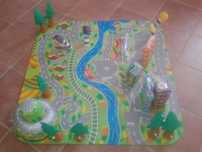 Pista cidade com edifícios insufláveis 1,00 x 1,00