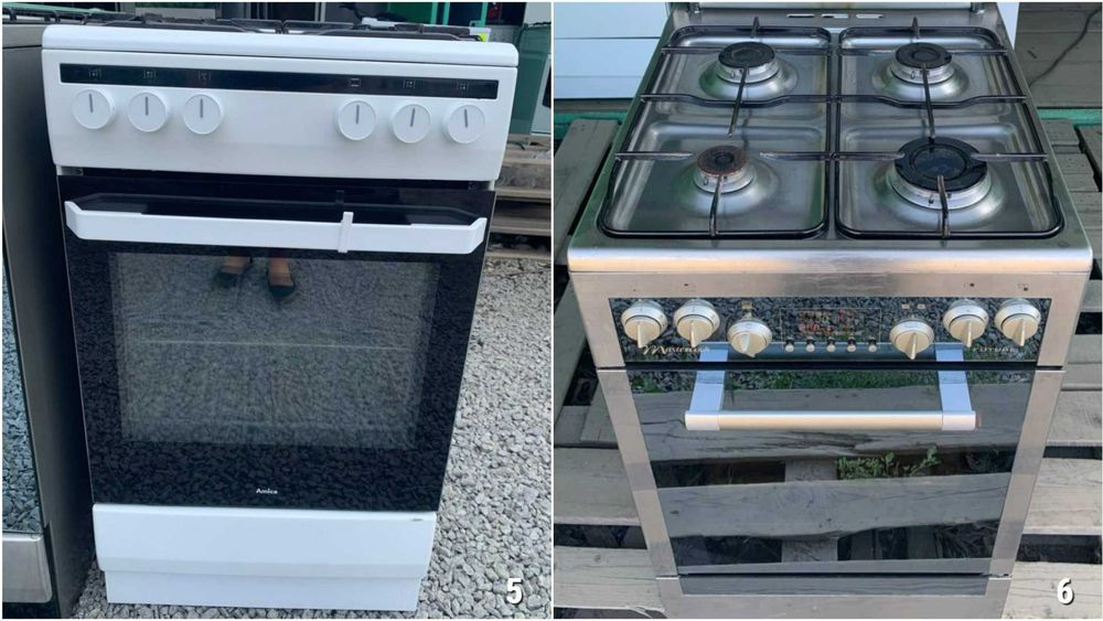 ПЛИТА Газова AMICA Bosch Group 50 60см Гриль Газконтроль Конвекція Б\у