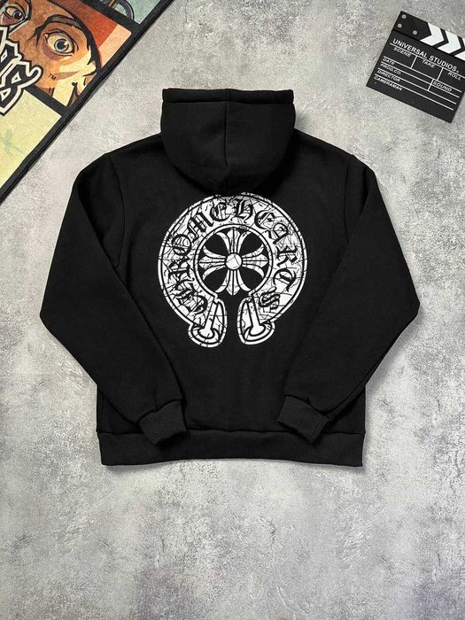 Чорне Худі Chrome Hearts з бірками