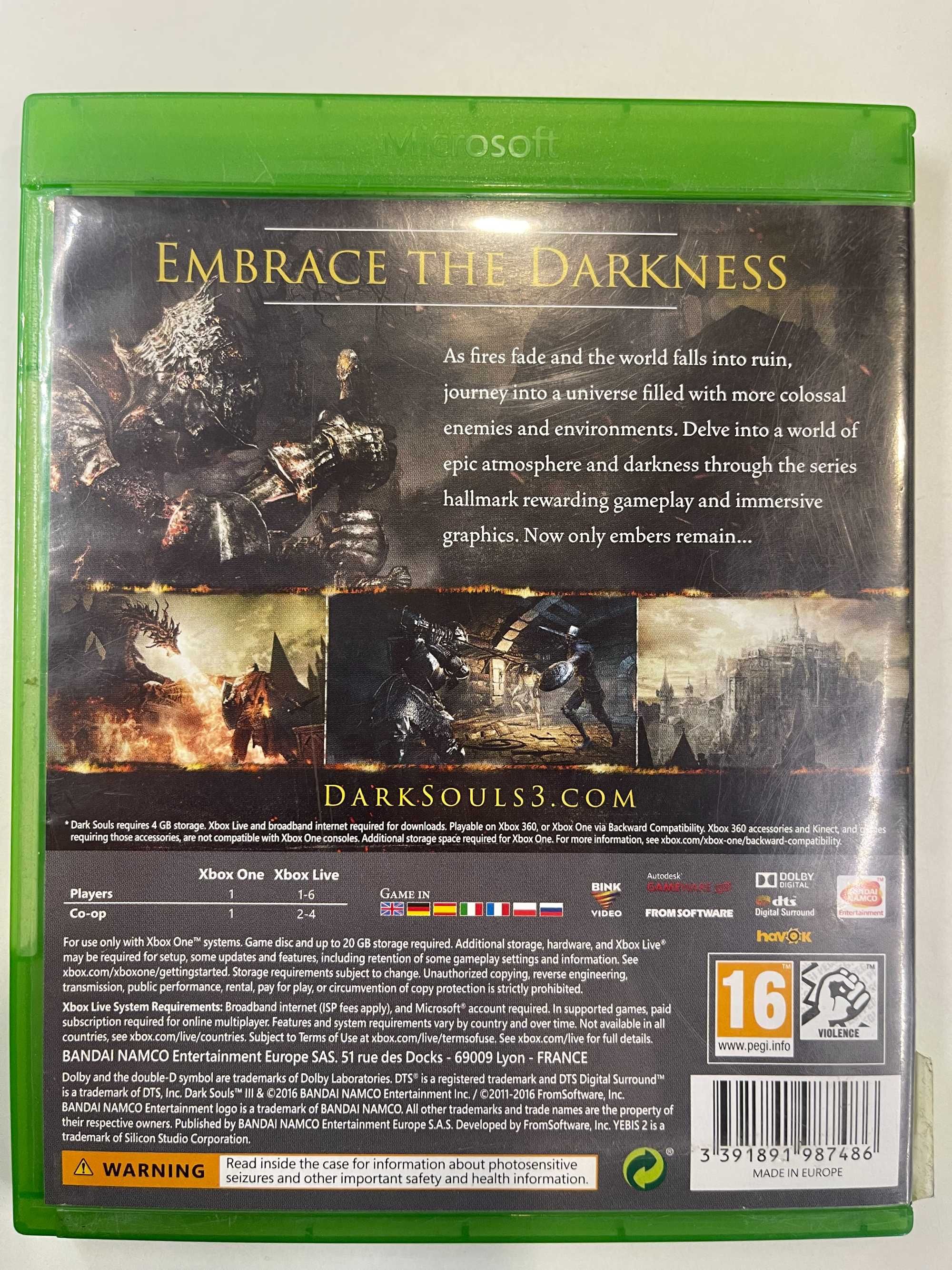 Dark Souls III Xbox One