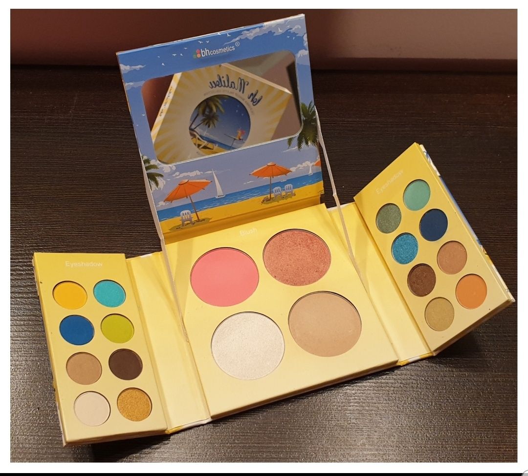 Paletka bh Cosmetics - Malibu. Cienie, róże, rozswietlacze , bronzer