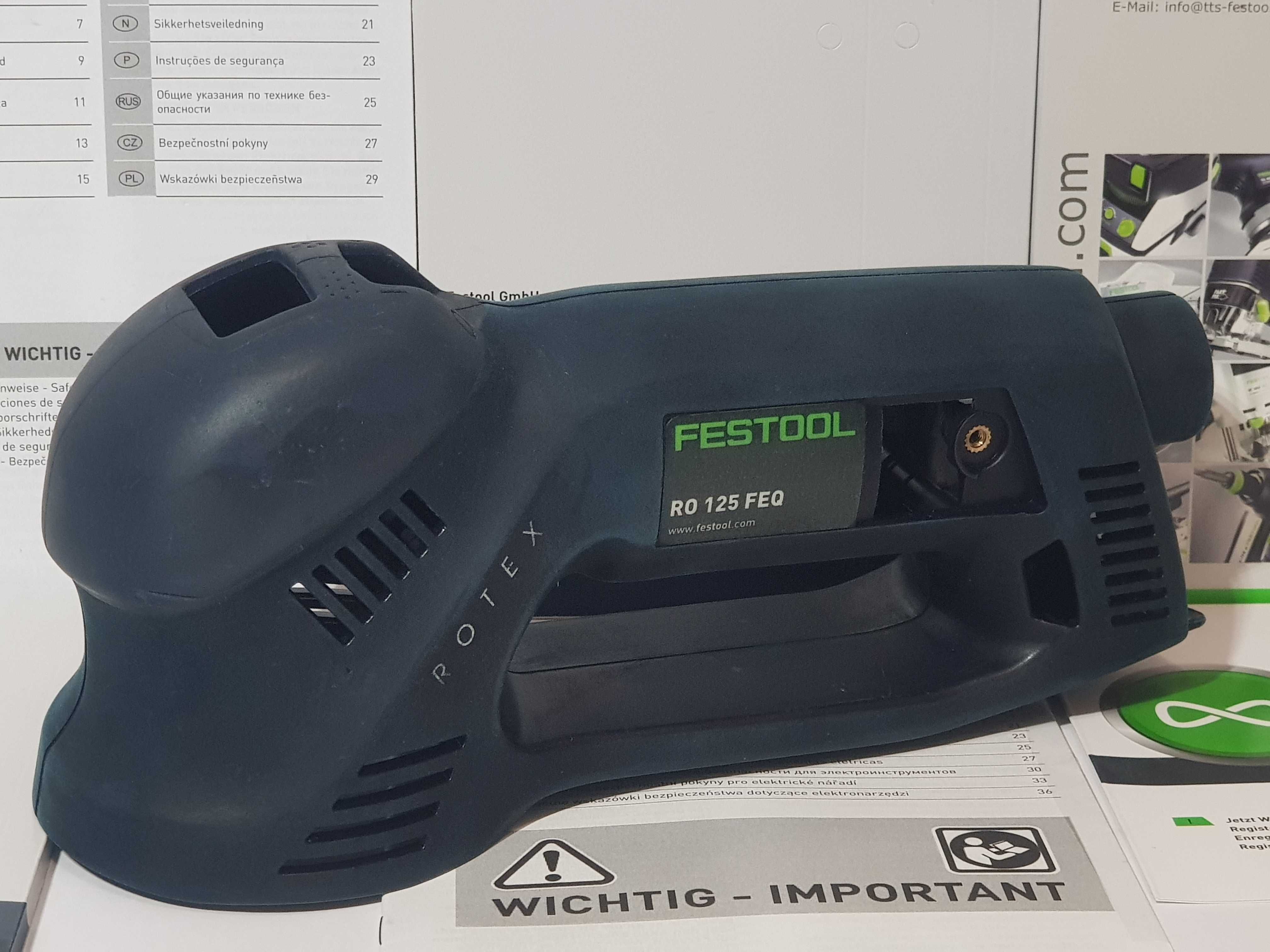 Obudowa do FESTOOL RO 125 FEQ rotex szlifierka polerka Uzywana