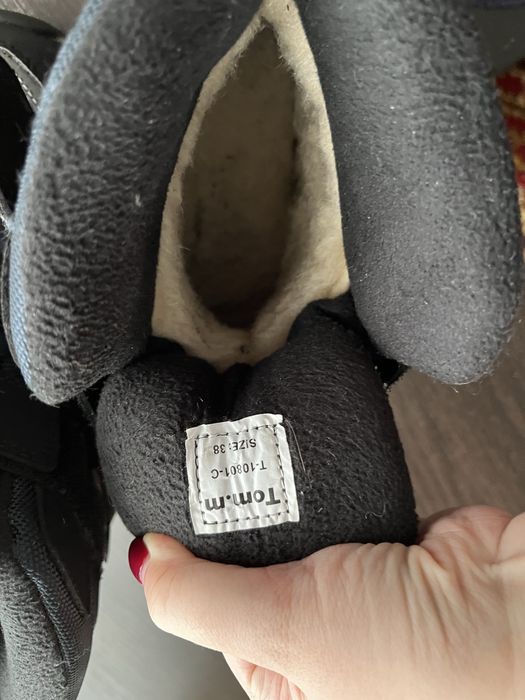 Термо черевики підліткові тм Том.м 38 розмір.