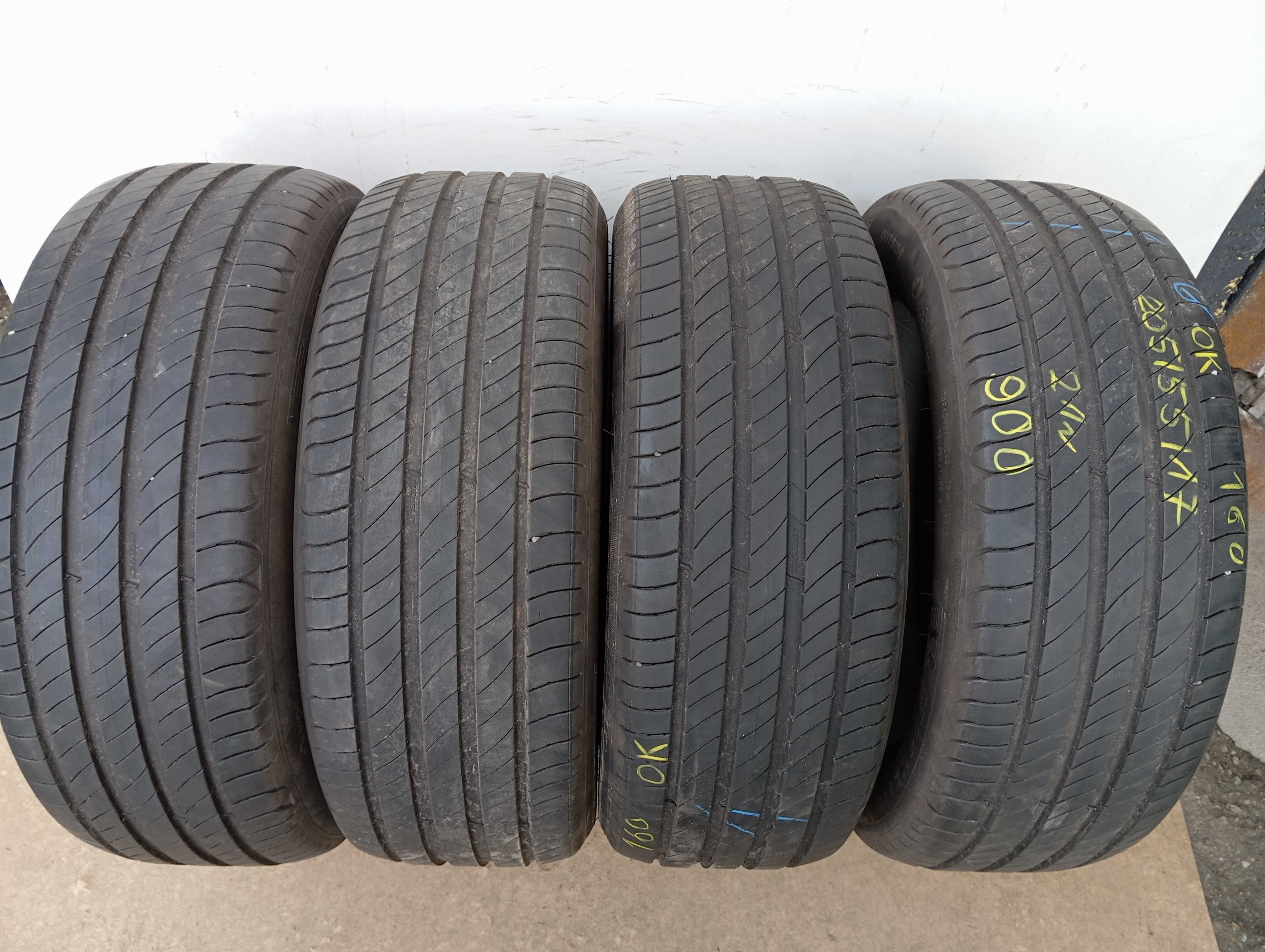 4x 205/55 R17 95W Michelin Primacy 4 2021r 2x6,2mm 2x5mm