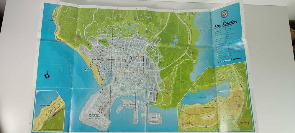 Grand Theft Auto 5 - Jogo + Mapa