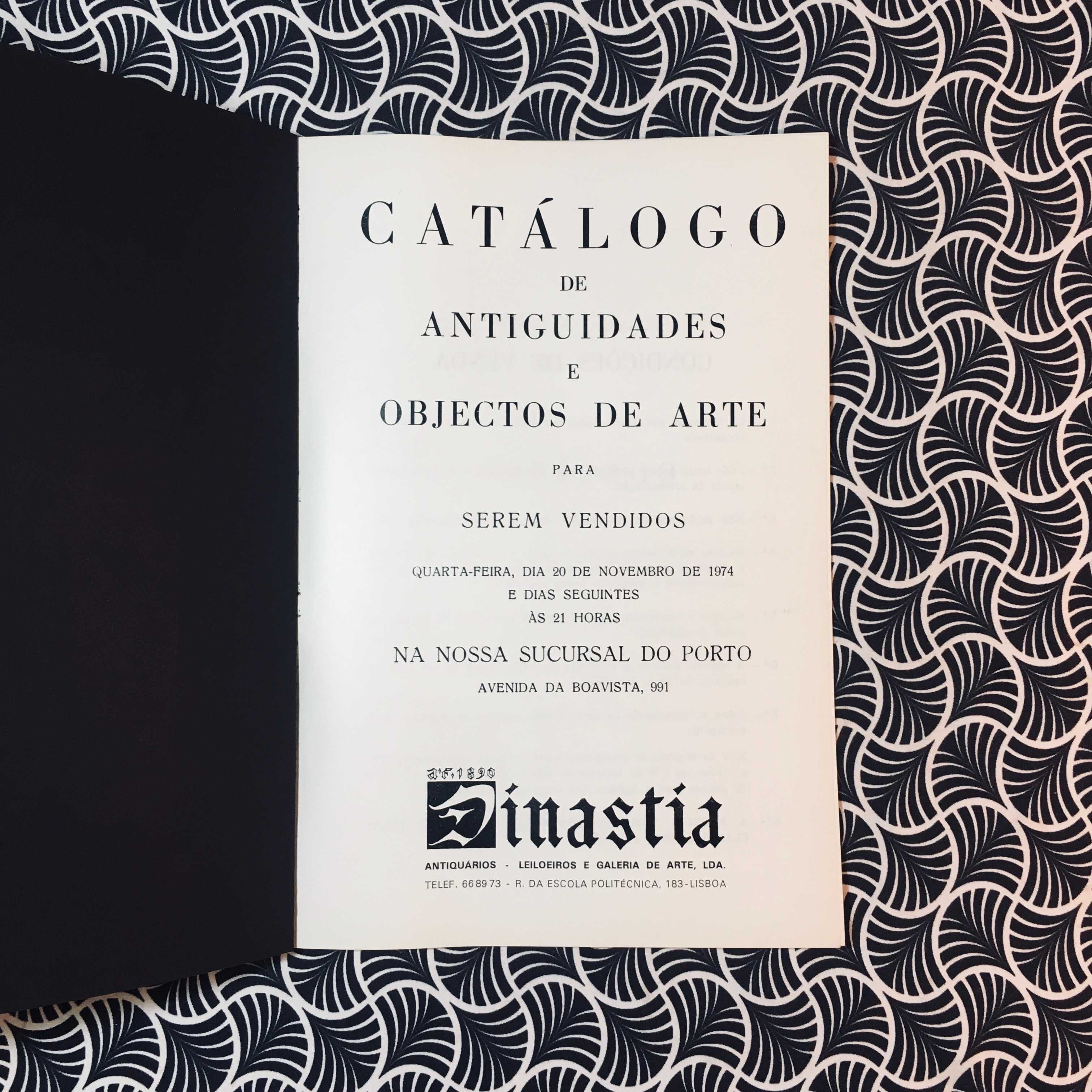 Catálogo de Antiguidades e Objectos de Arte Dinastia - Nov. 1974