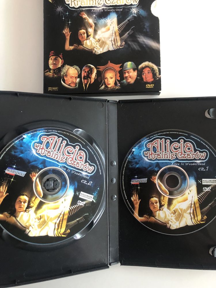 Płyty dvd „Alicja w krainie czarów” edycja limitowana