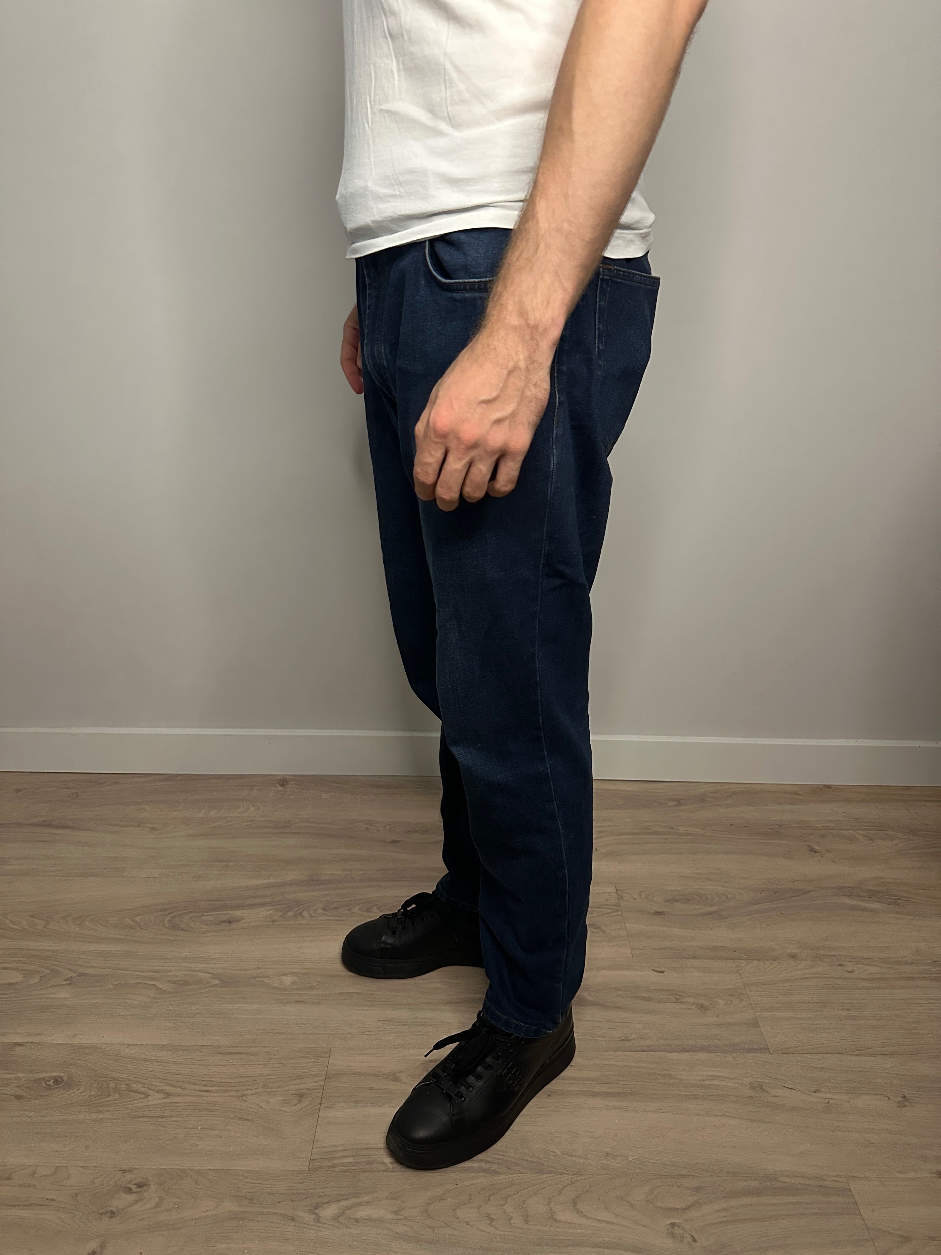 Jeansy Massimo Dutti – Relaxed Fit – Rozmiar 38 – Granatowe