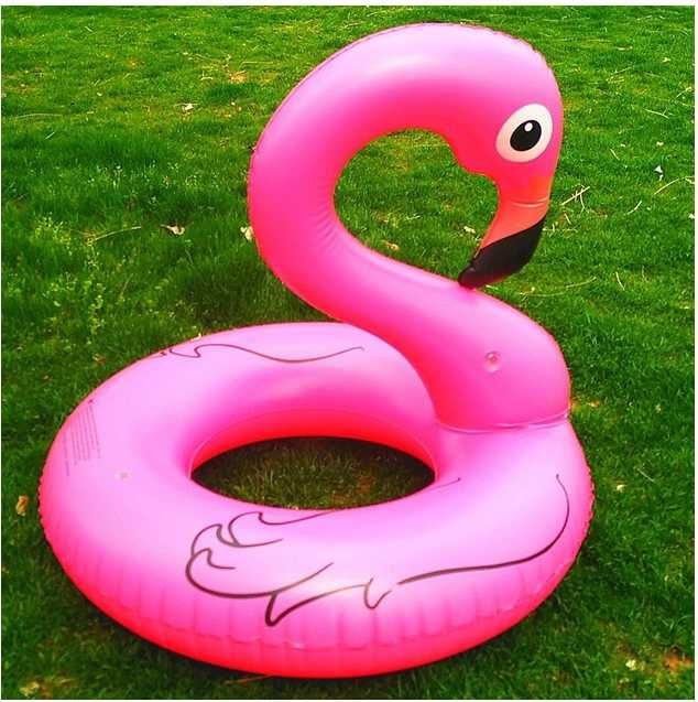 Большой Надувной круг для купания Jilong Розовый Фламинго 90 см