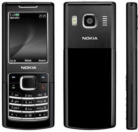 Оригинальный мобильный телефон Nokia 6500c Classic Black Нокиа 6500
