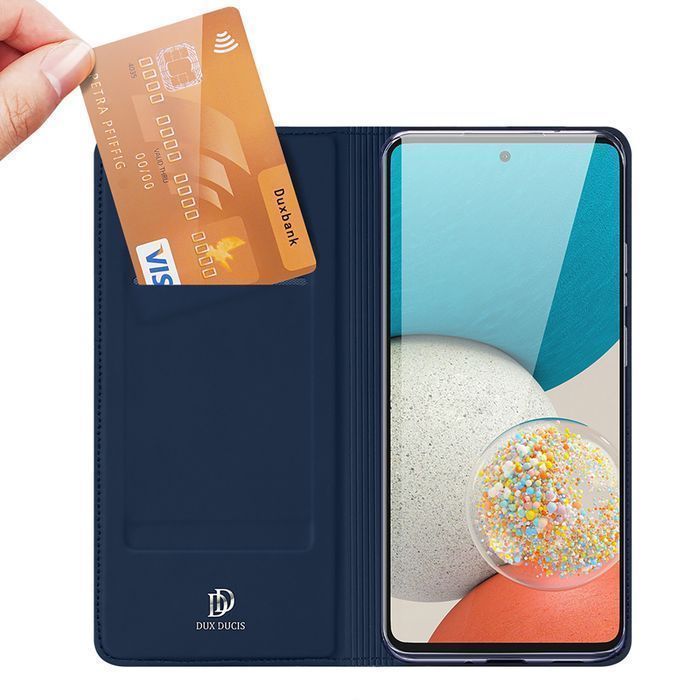 Etui z klapką Dux Ducis Skin Pro do Samsung Galaxy A73 - Niebieskie