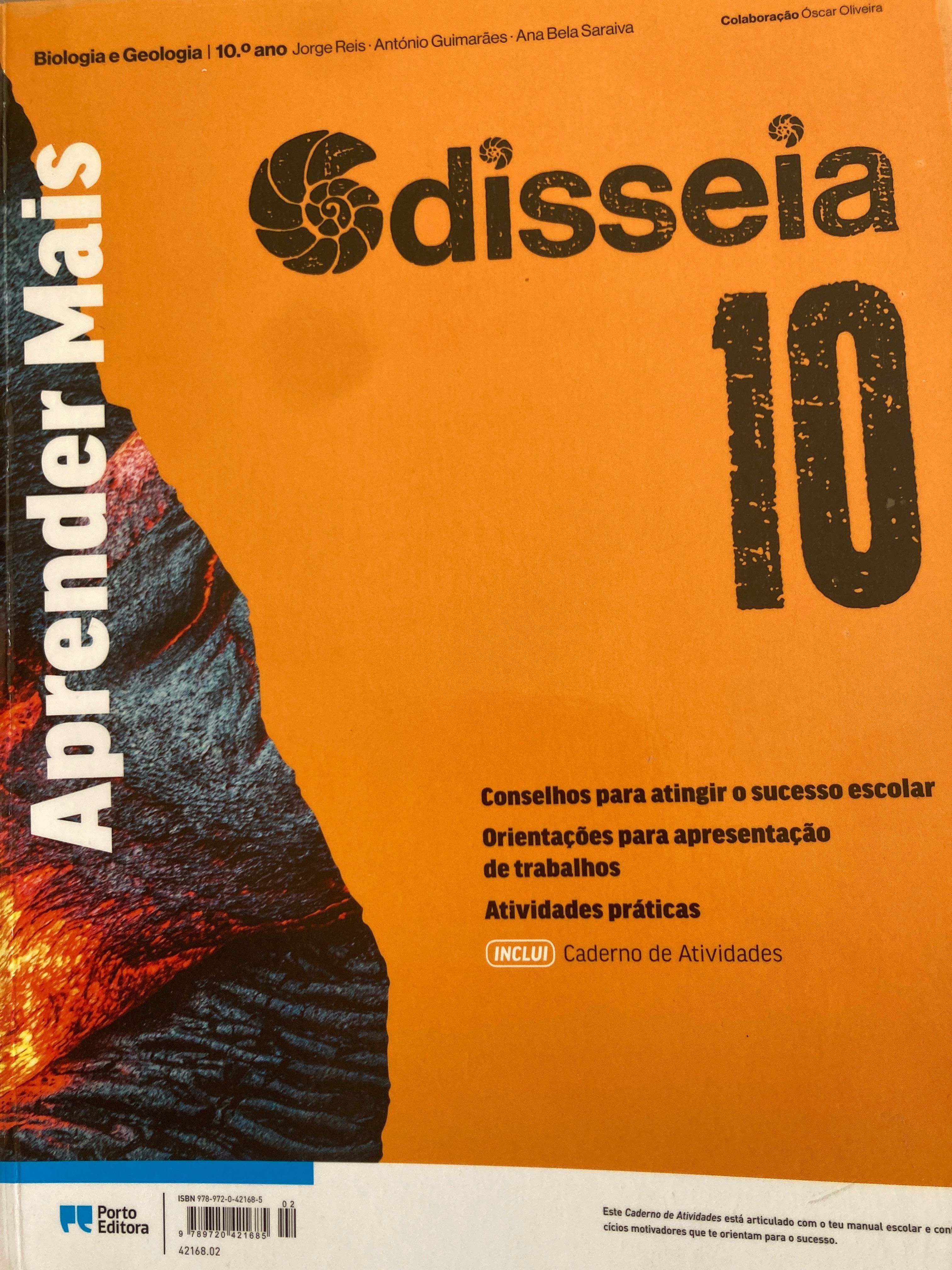 Livro / Caderno de atividades de biologia e geologia 10° ano novo