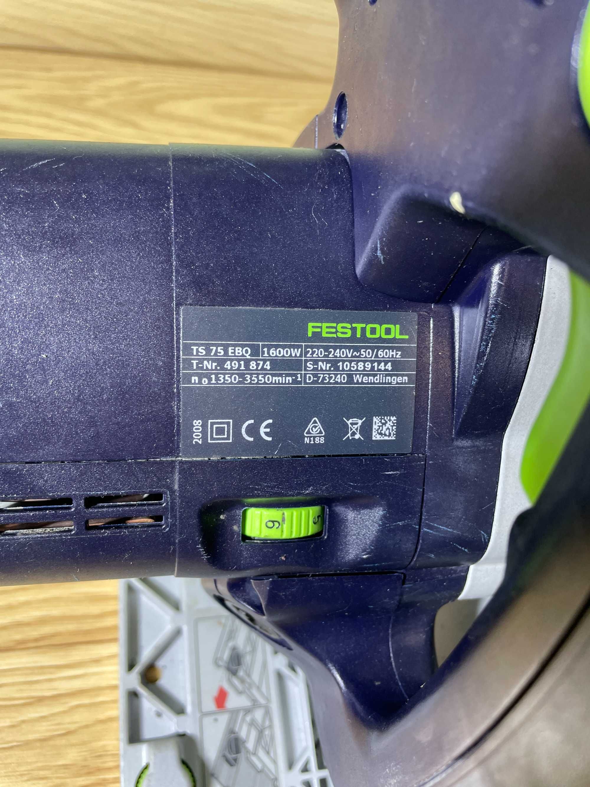 Festool TS 75 EBQ Занурювальна пила (погружна, заглибна)