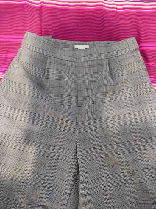 Spodnie damskie w kratkę H&M