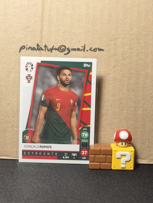 Carta Topps Gonçalo Ramos – Euro 2024 (Seleção de Portugal)