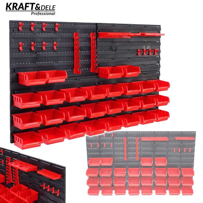 KRAFT&DELE Tablica Warsztatowa Organizer 4 Panele 47x27cm KD11862