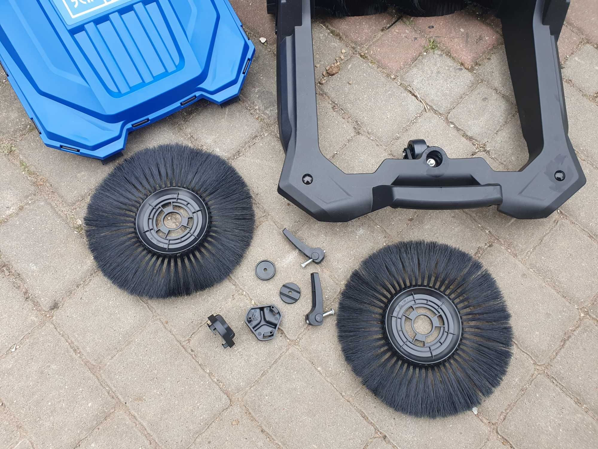 NOWA Reczna Zamiatarka SCHEPPACH S800 Najnowszy Model ZBIERA DROBNE