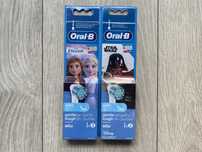4x Oryginalna Końcówka do szczoteczki Braun Oral-B STAR WARS + Frozen