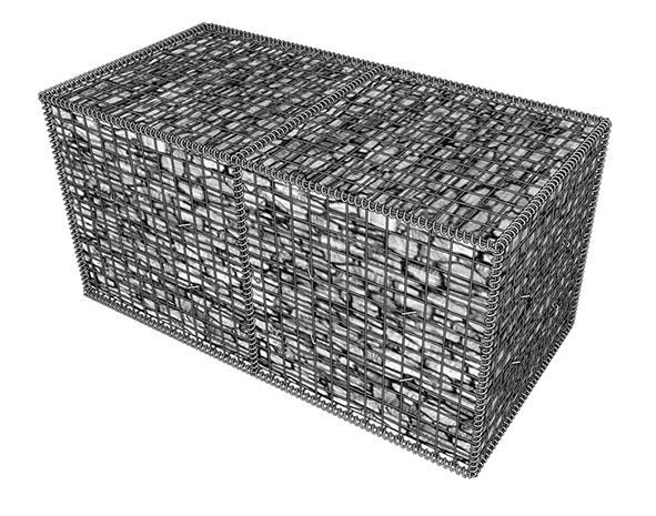 KOSZ GABIONOWY gabion 100x50x50cm, Gabiony, Kosze gabionowe siatka