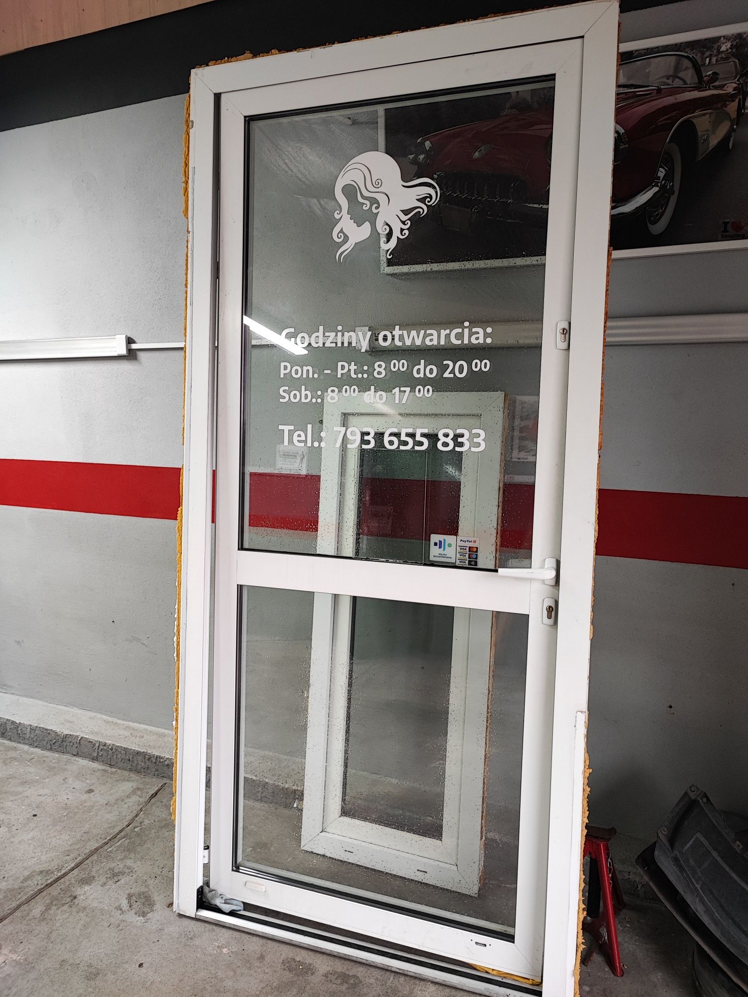 Drzwi aluminiowe 112x237