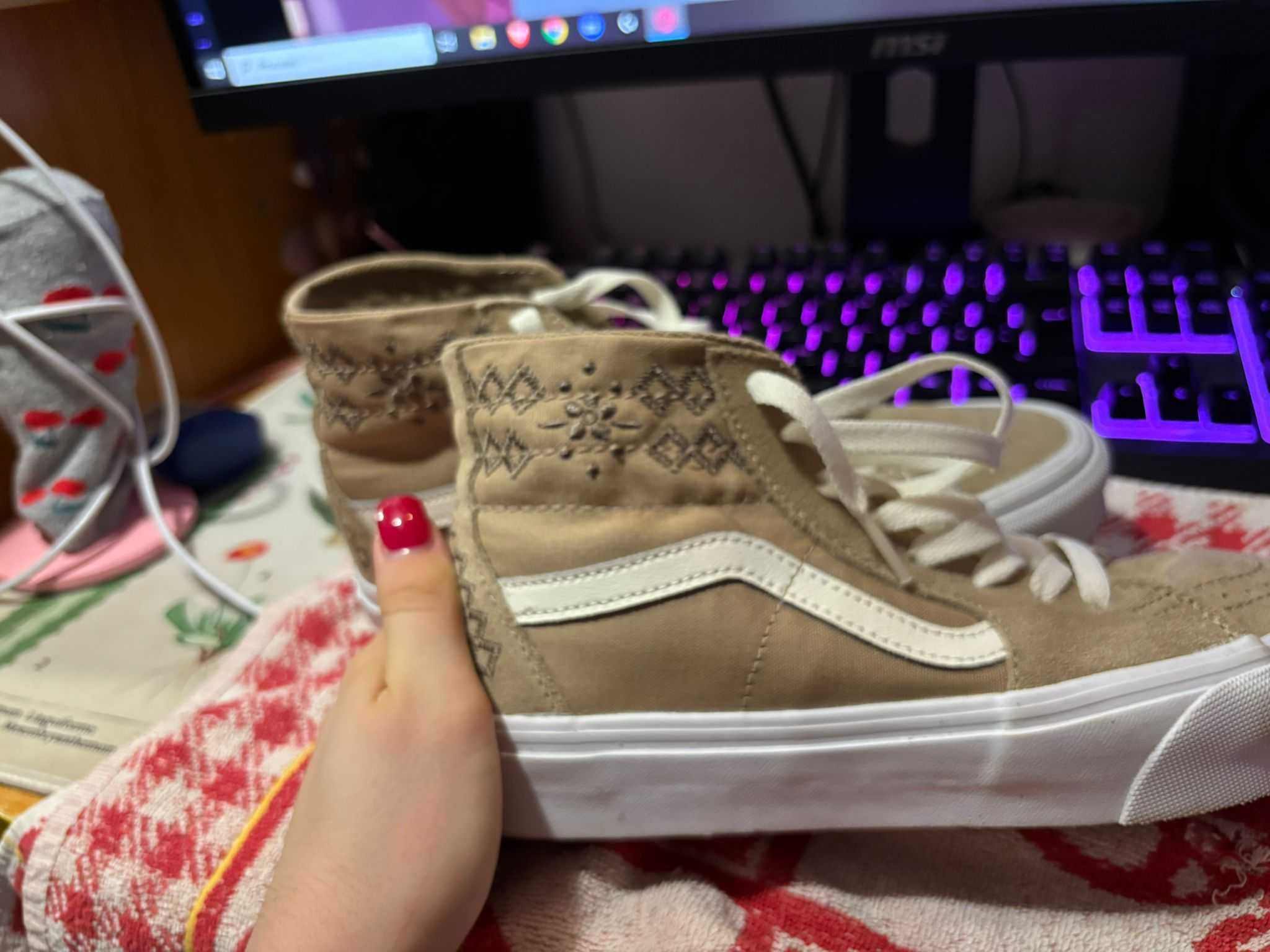 Vans 38,5 castanhas claro