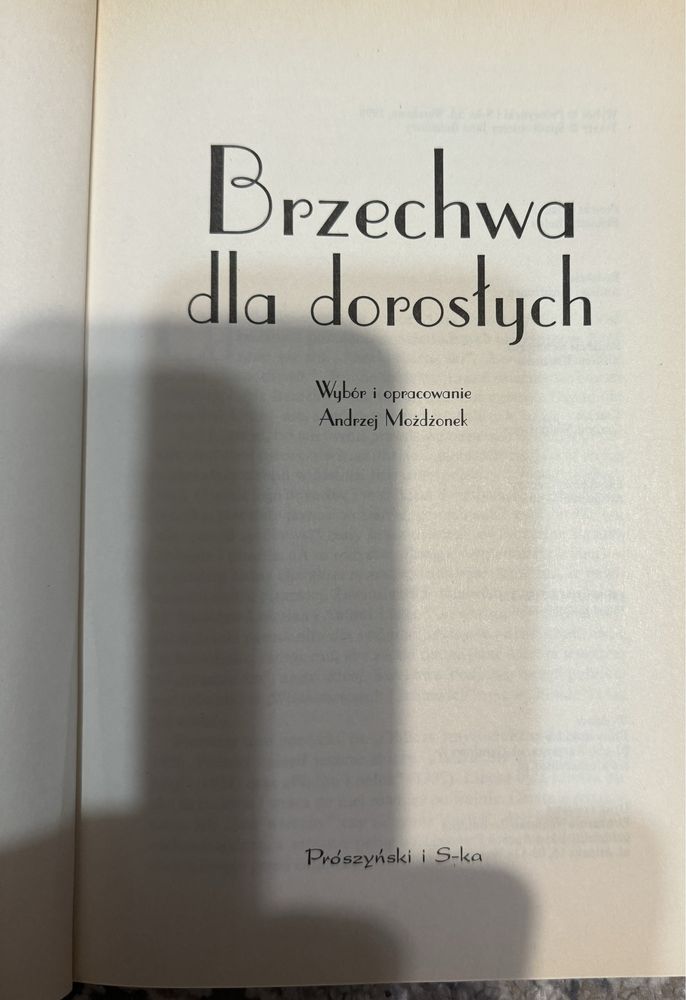 Brzechwa dla dorosłych.