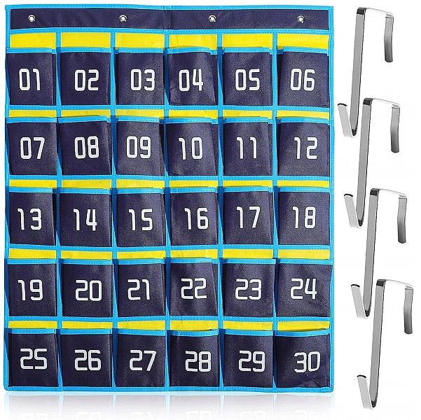 Numerowany Uchwyt Na Telefon Komórkowy Do Klas Organizer Kieszeń Na Te