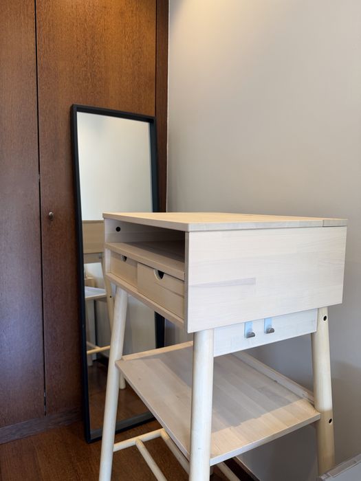 Mesa/ secretária alta branco bétula KNOTTEN IKEA