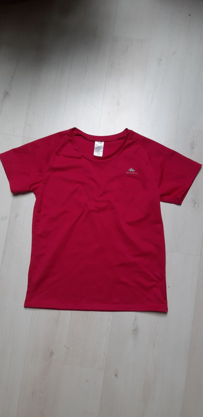 Zestaw 3x sportowy tshirt na rower 134/140 Decathlon Quechua