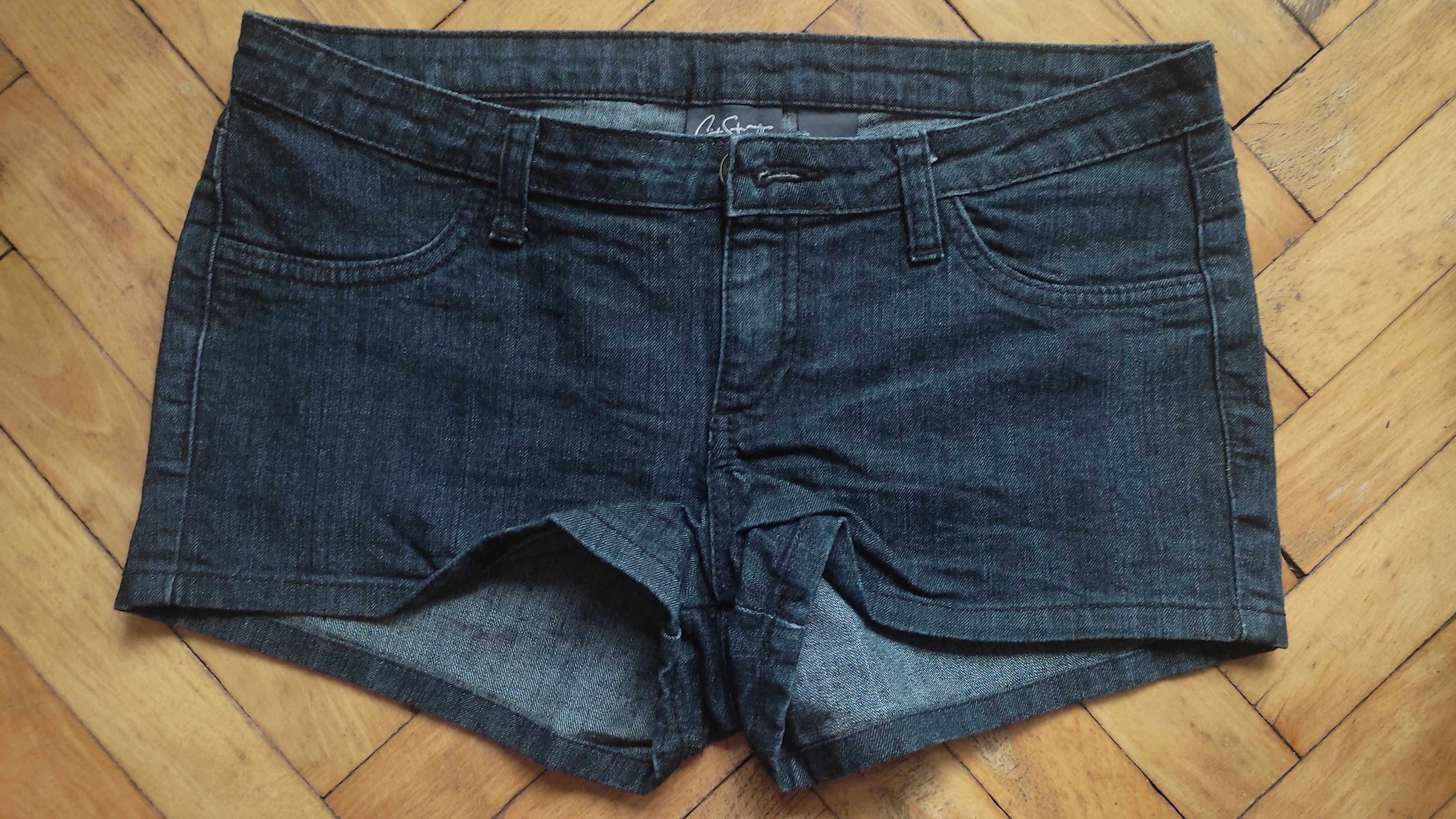 Szorty spodenki jeansowe dżinsowe City street rozmiar S