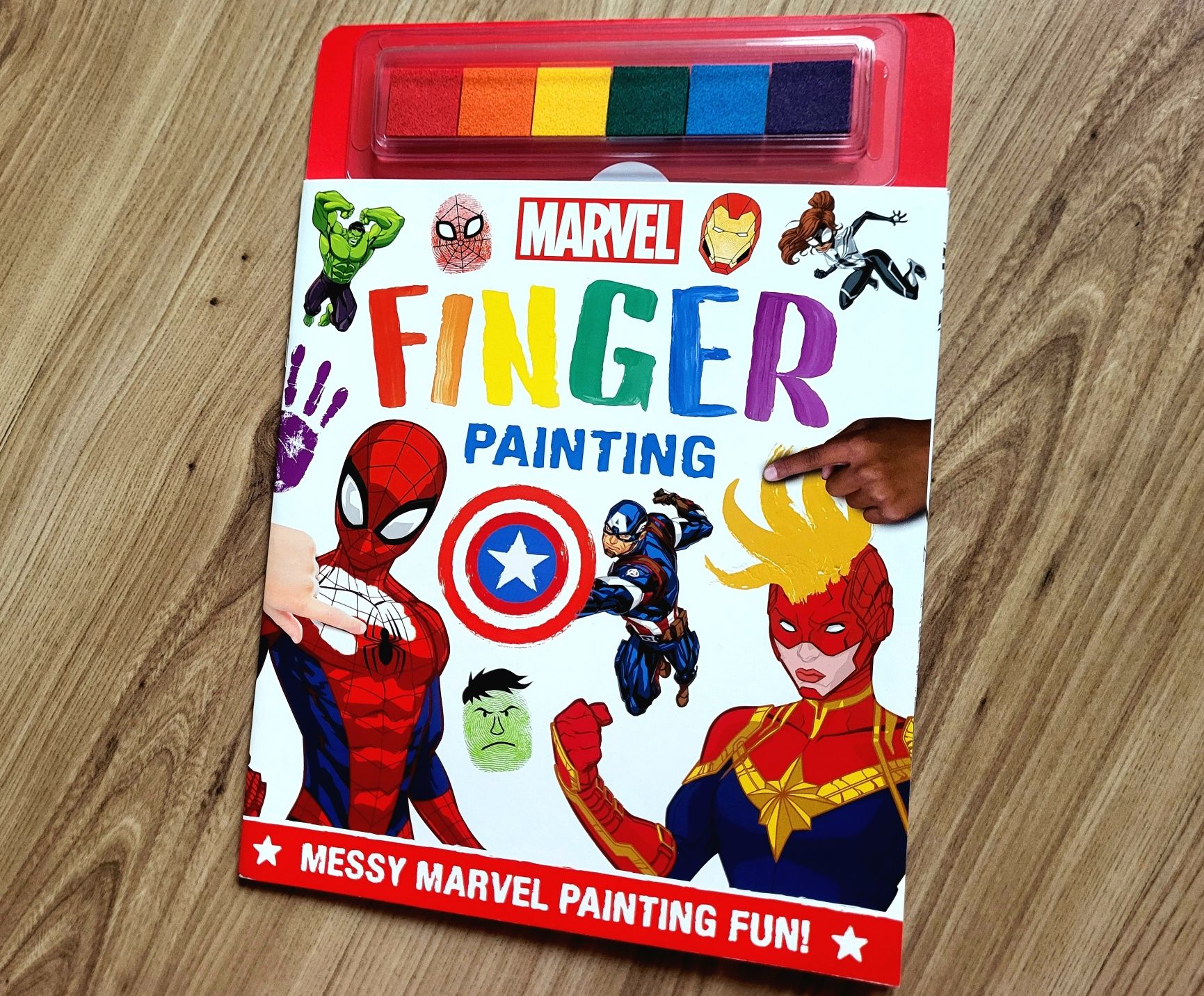 Marvel Finger Painting malowanie palcami fingerprint po angielsku