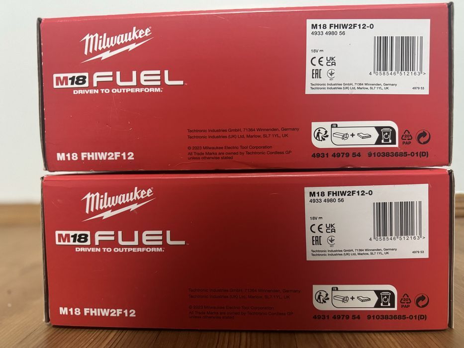 Гайковерт 1/2 Milwaukee M18 FHIW2F12, 2034Нм, (2967-20)