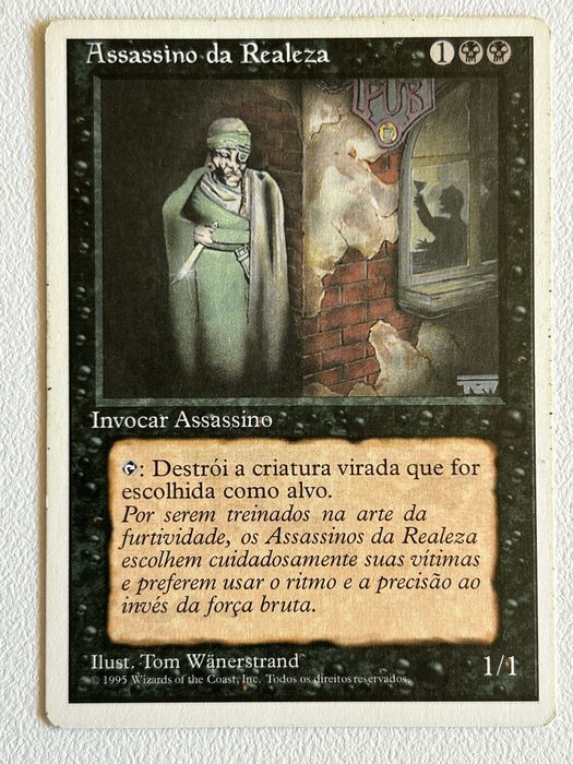 MTG – Assassino da Realeza (4.ª Edição, 1995) – Excelente estado