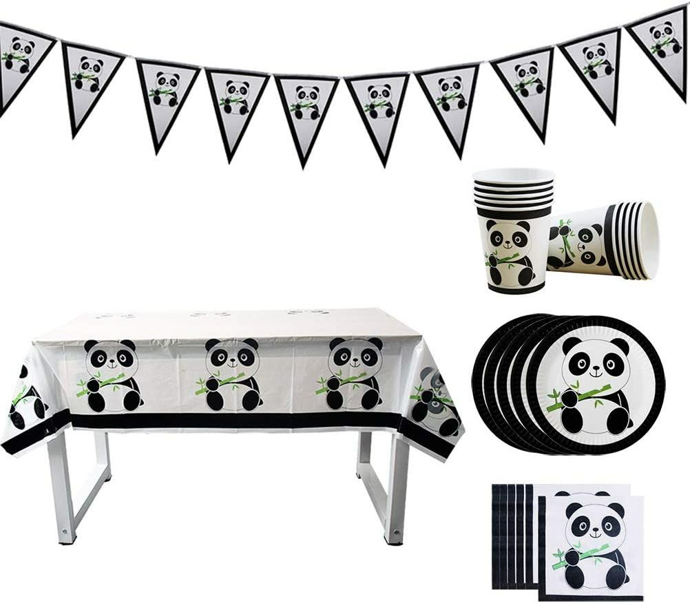 Conjunto decorativo do Panda - Ideal para Festas!