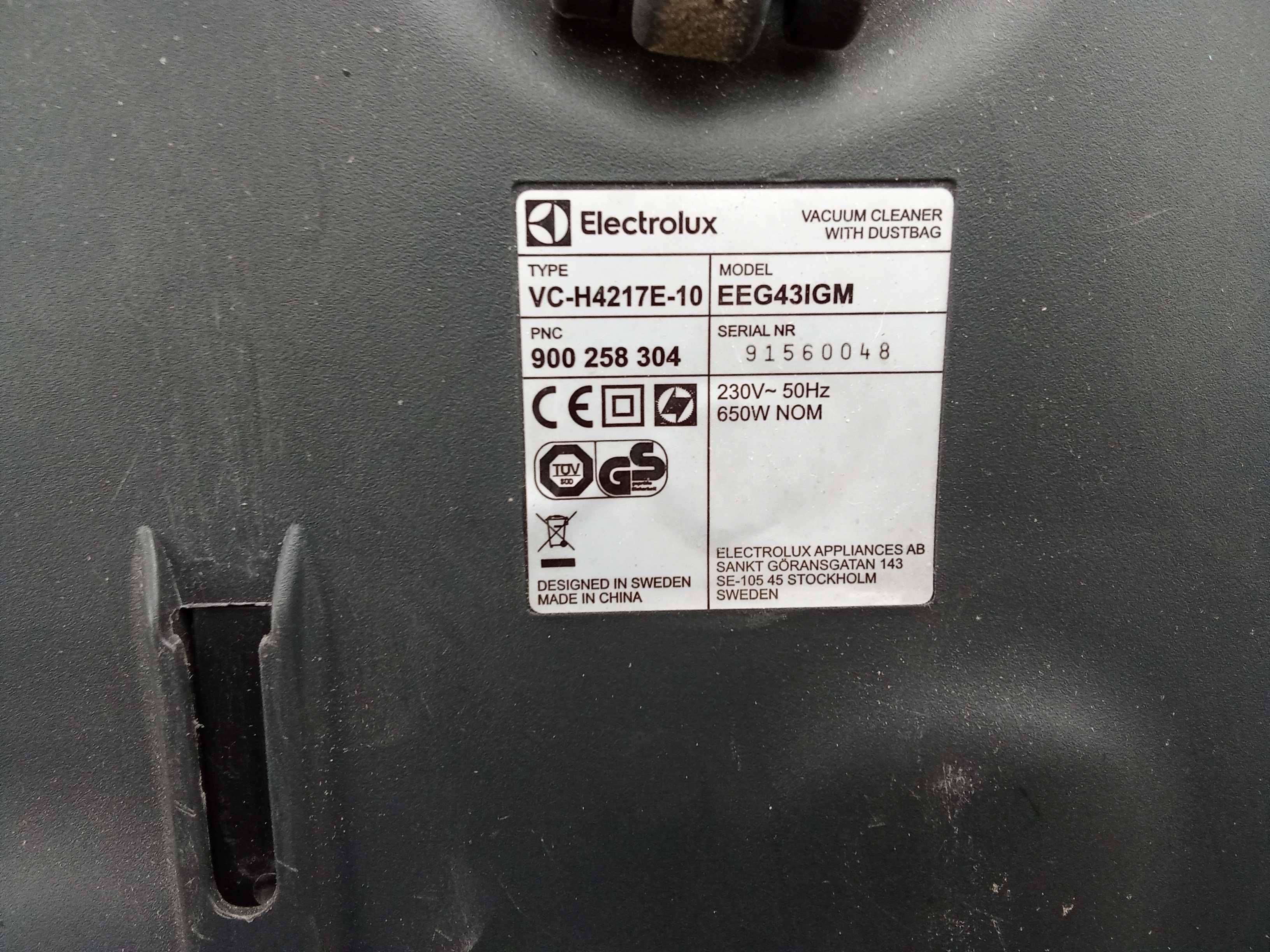 Odkurzacz Electrolux Easygo  EEG43IGM GW