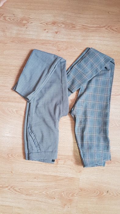 Стильные красивые штаны штани брюки брючки клетка в клетку Zara Зара