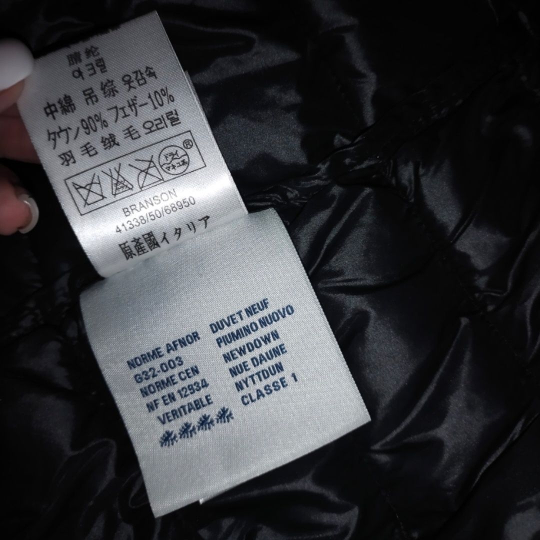 Куртка стьобана пуховик пух 42р Moncler