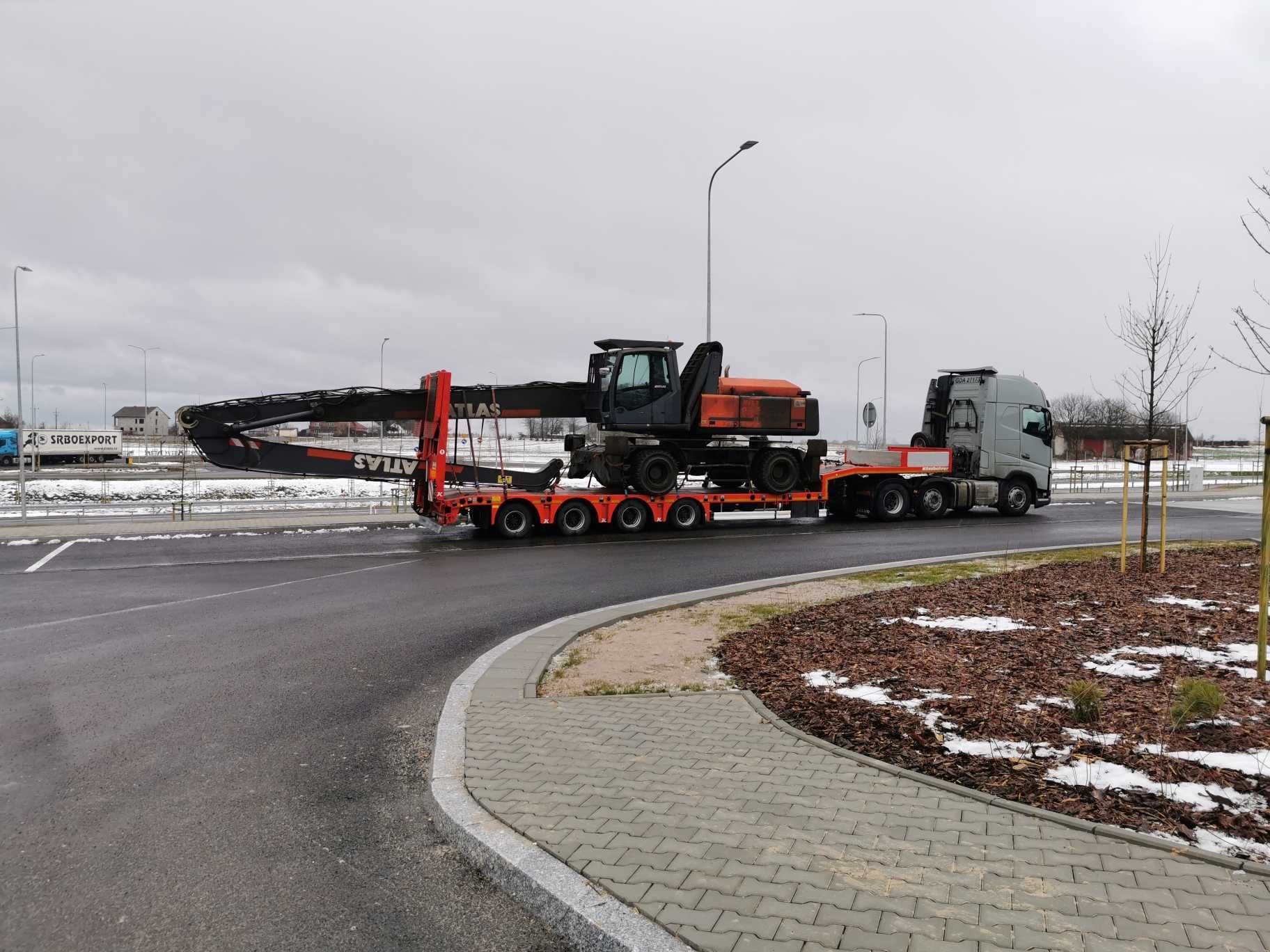 Transport Maszyn Budowlanych Rolniczych Niskopodwoziowy PL CAŁA EUROPA