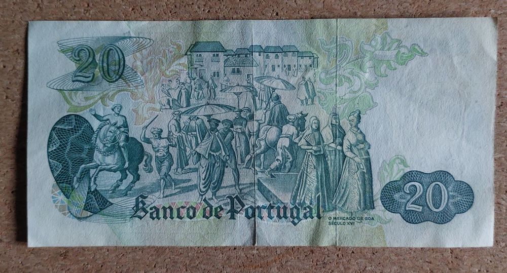Notas Escudo Banco de Portugal e Banco de Angola